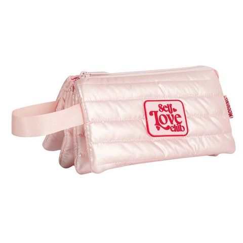 Cartuchera Mooving Tela Cuadruple Matelasse 