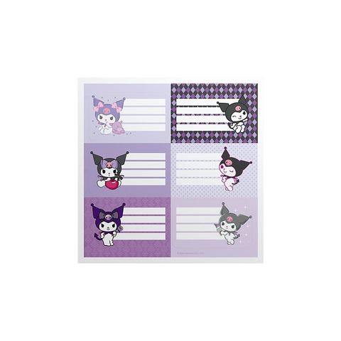 Etiquetas Mooving Kuromi (M6) Rombos x12 