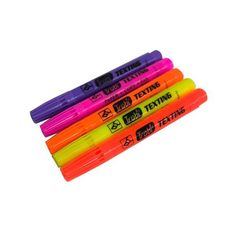 Promo Resaltador Texting x5 Colores Fluo