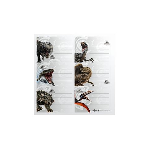 Etiquetas Mooving Jurassic World 