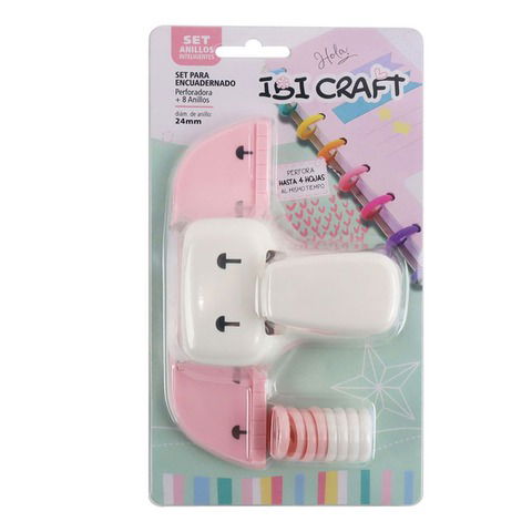    Perforadora Para Anillos de Expansión Ibi Craft Set C/8 Discos (650100)