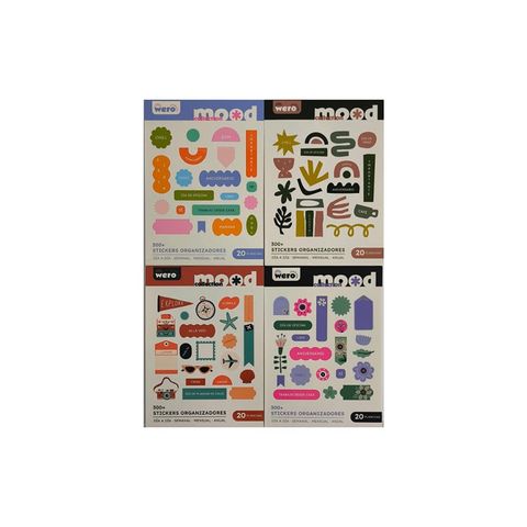 Stickers Wero Block Organizador Journal 