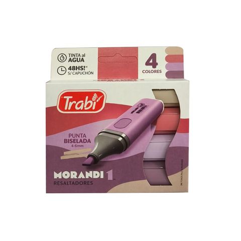  Resaltador Trabi Chato x4 Morandi 1 (Calidos)