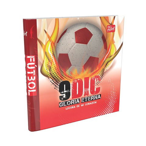 Carpeta Nº3 3x40 PPR Futbol Rojo 