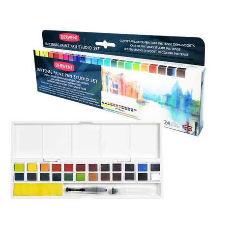 Acuarela Derwent Paint Set Inktense x24 2305545