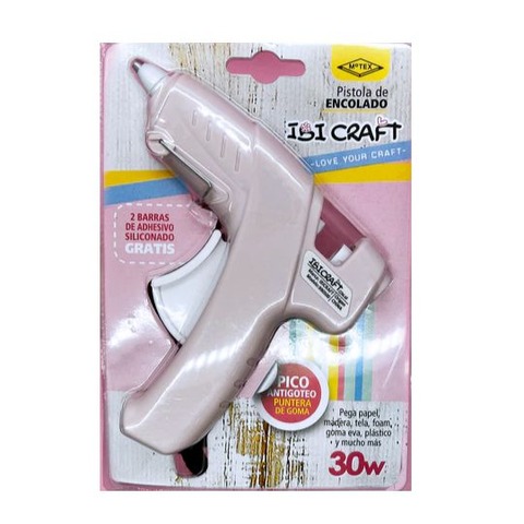 Pistola Encoladora Motex-Ibi Craft 30W Pastel Rosa Pastel (990500)
