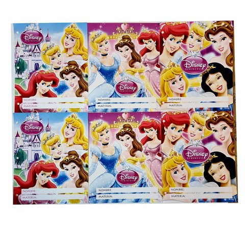 Separadores N°3 Princess Colours Disney Princesas Mod 1 