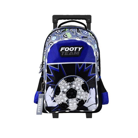 Mochila Carro Footy Futbol Pop It c/luz (18