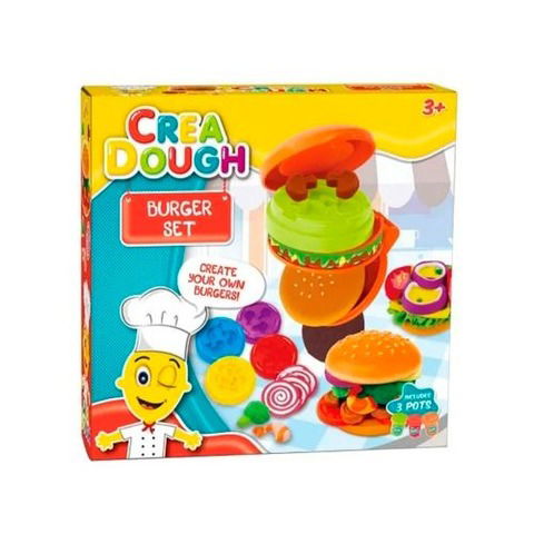 Caucho Masas Crea Dough Set Burguer