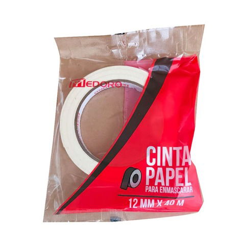 Cinta Adh. Papel Medoro 12mmx40mts