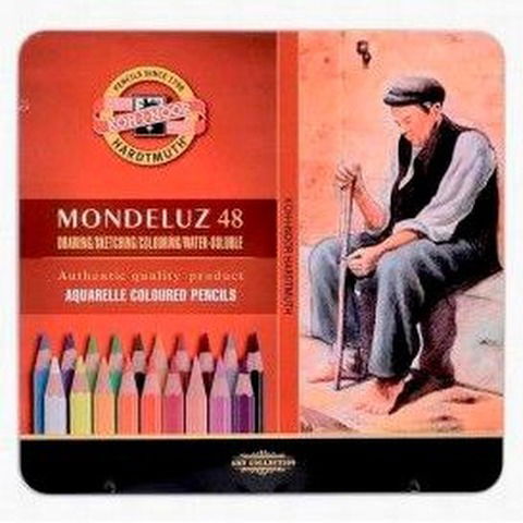 Lápiz Koh-i-noor Acuarelable Mondeluz Lata x48 (3726)