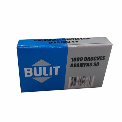 Broche Engrampadora S8 Bulit x1000