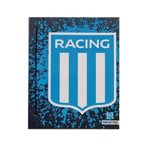 Carpeta N°3 dos tapas Mooving Racing Escudo Grande