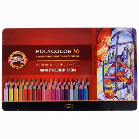 Lápiz Koh-i-noor Polycolor Lata x36 (3825)