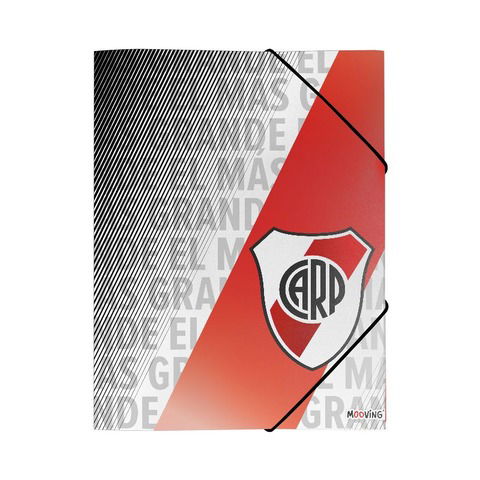 Carpeta Oficio con Elástico Mooving River Plate 