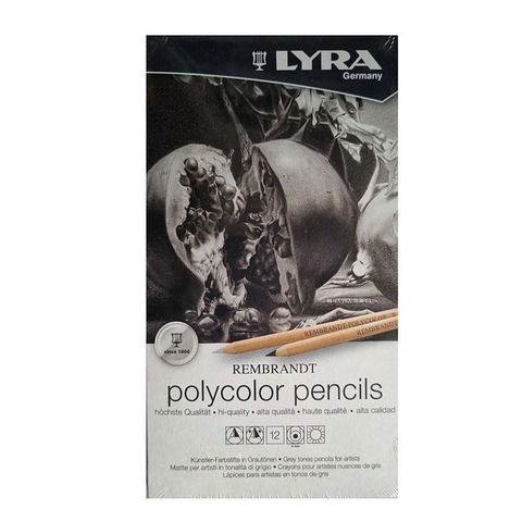 Lapiz Lyra Rembrandt Polycolor Profi-Plus Lata x12 Grises