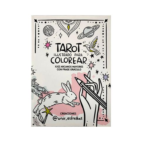 Libro P/Adultos Tarot Ilustrado para Colorear Splash