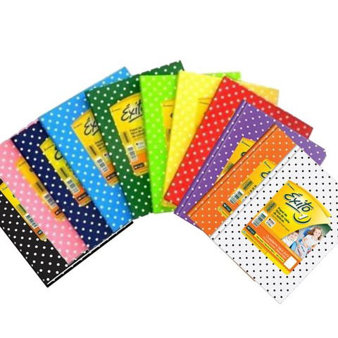 Cuaderno Escolar Exito 16x21 Rayado Pintitas T-D x48hj