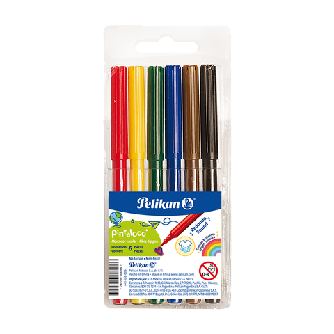 Marcador Pelikan Pintaloco Jr. x6 