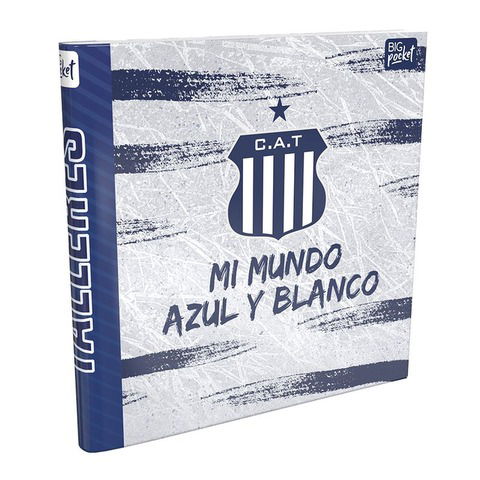 Carpeta Nº3 3x40 PPR Talleres Mi mundo Azul y Blanco