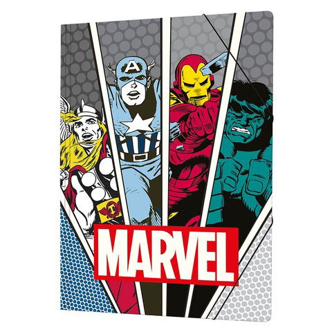 Carpeta Oficio con Elástico Mooving Marvel 