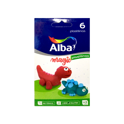 Plastilina Alba Magic Surtido x6 