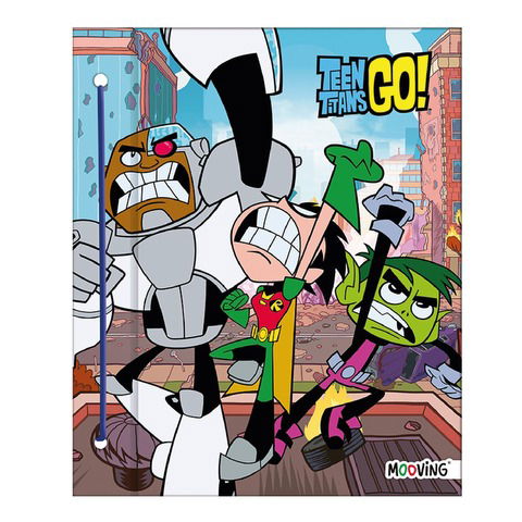 Carpeta Nº3 dos tapas Mooving Teen Titans Go 