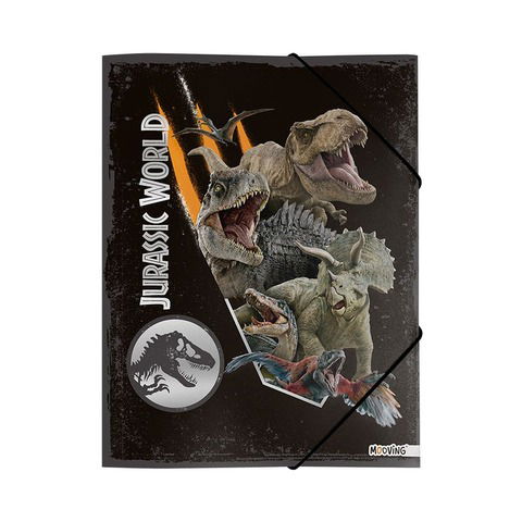 Carpeta Oficio con Elástico Mooving Jurassic World 