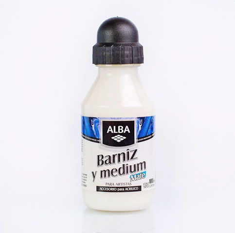 Barniz y Medium Alba Mate 100ml