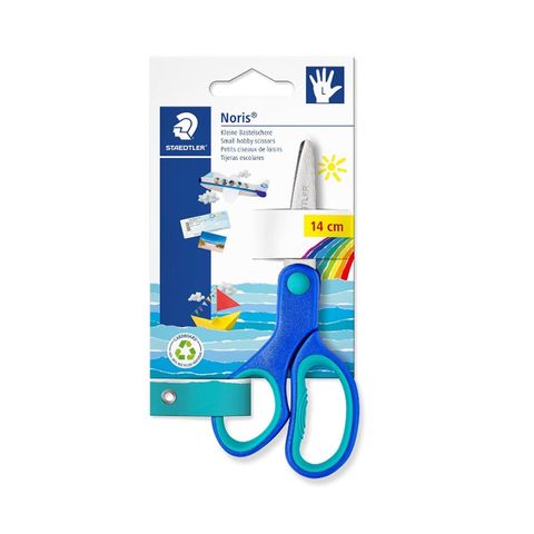 Tijera Escolar Staedtler Noris 14cm Zurdos (965)