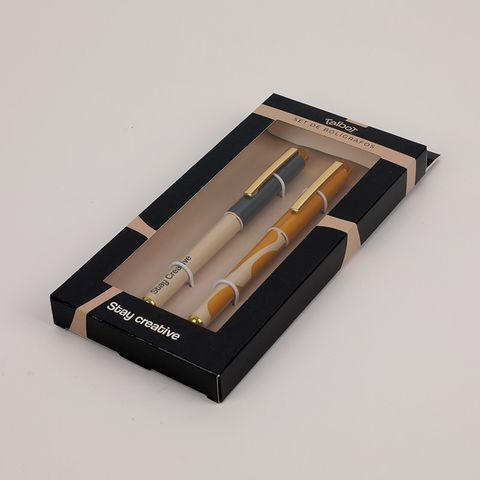Lapicera Talbot Set x2 Boligrafo Stay Calm (Tinta Azul)