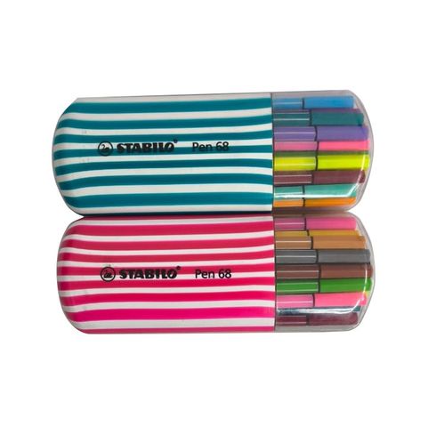 Marcador Stabilo Pen 68 Estuche Rigido x20