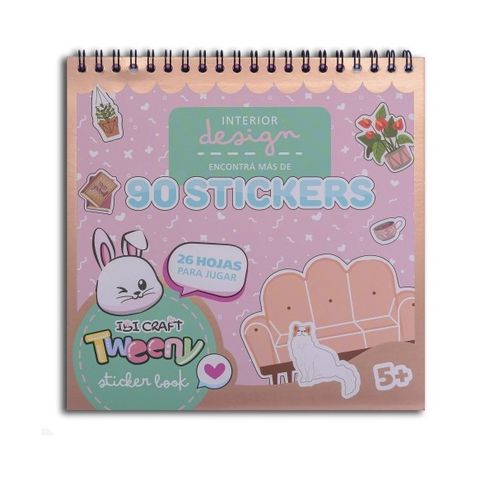 Sticker Ibi Craft Tweeny Sketch Set (Album+Stencil+Stickers) Design (066120)