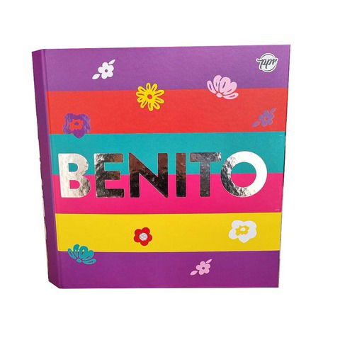 Carpeta Nº3 3x40 PPR Benito Fernandez Franjas con flores