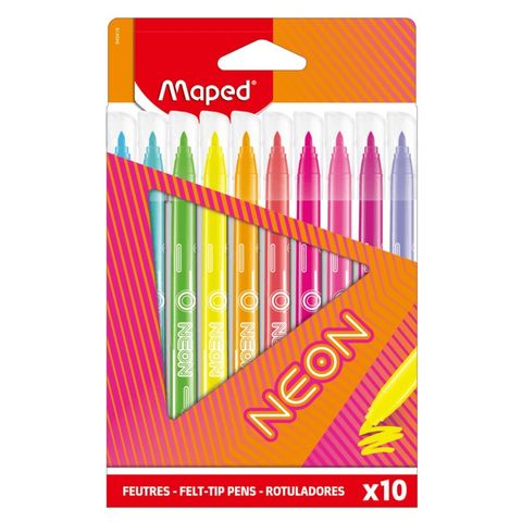 Marcador Maped x10 Neón (845419)