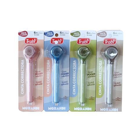 Corrector Cinta Trabi 5mm x 6mts TR-89189 Tipo Lapicera 