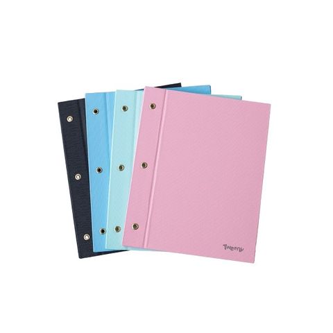 Carpeta N°3 dos tapas Ibi Tweeny Cartón Liso Negro