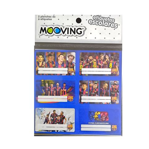 Etiquetas Mooving Barcelona 