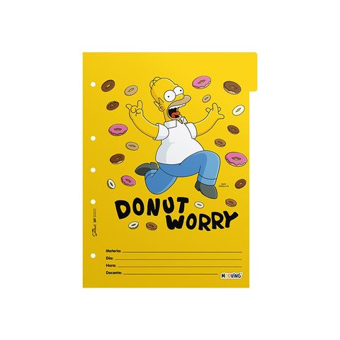 Separadores A4 Mooving The Simpsons 