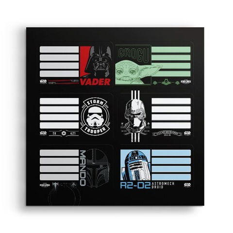 Etiquetas Mooving Star Wars Mod24 x12