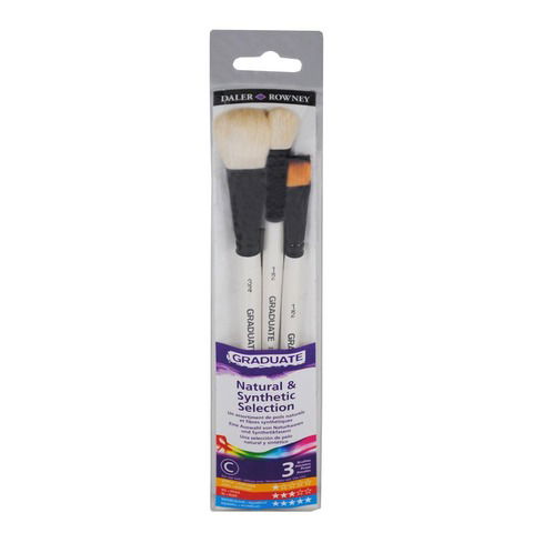 Pack de Pinceles Daler Rowney Graduate x3 (212 530 005)