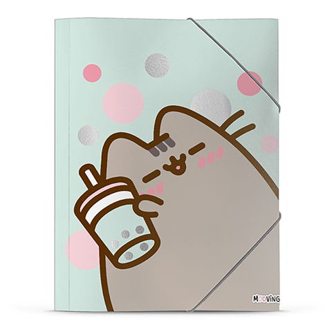 Carpeta Oficio con Elástico Mooving Pusheen 