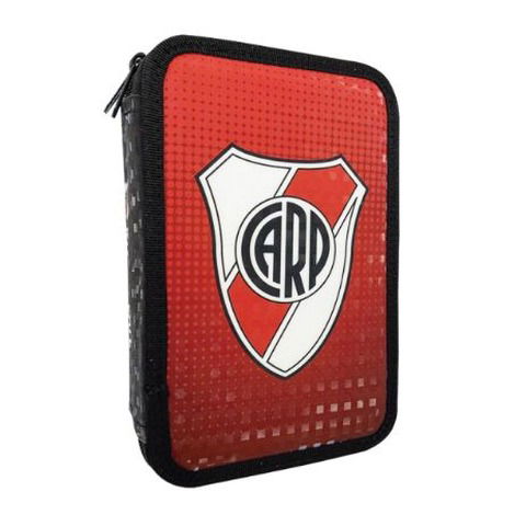 Cartuchera 2 Pisos Tela Mooving River Plate Mod20