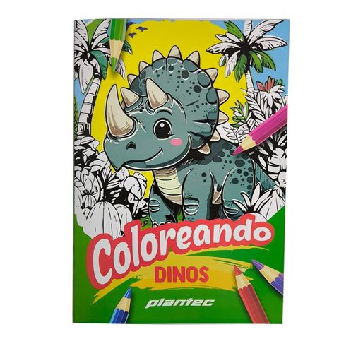 Libro para Colorear P/Niños Plantec 