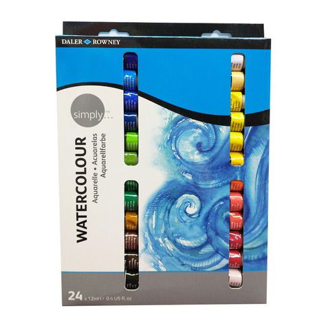 Acuarela Daler Rowney Simply x24 Pomos (0221)