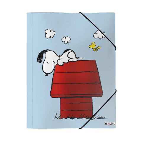Carpeta Oficio con Elástico Mooving Snoopy 