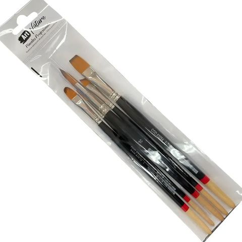  Pincel Art Nature Sintético Set Surtido x5 (83662)