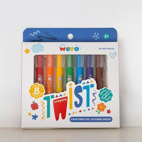 Cera Wero Gel Acuarelable x8 Colores 
