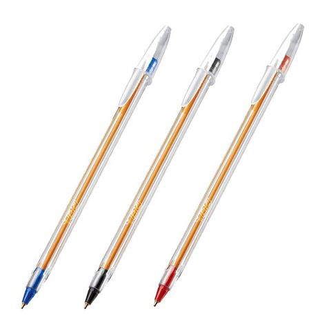  Lapicera Bic Trazo fino 0.8mm Cristal