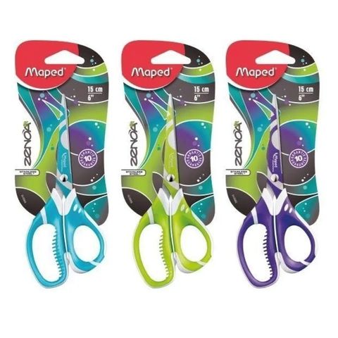 Tijera Escolar Maped 15cm Zenoa Fit (595010)